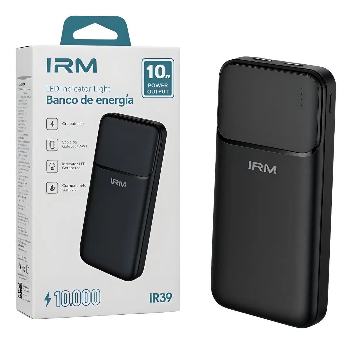 Powerbank IR39 10000mAh Cargador - Blondon Store